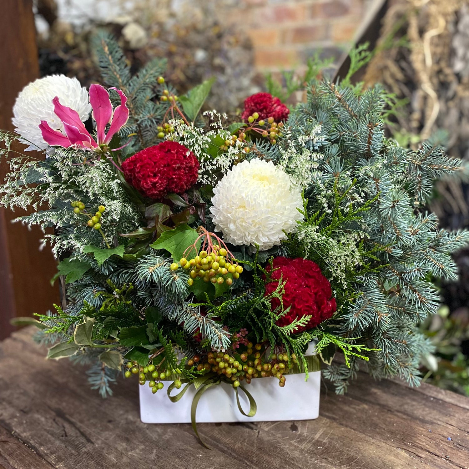 Christmas Table Centrepieces